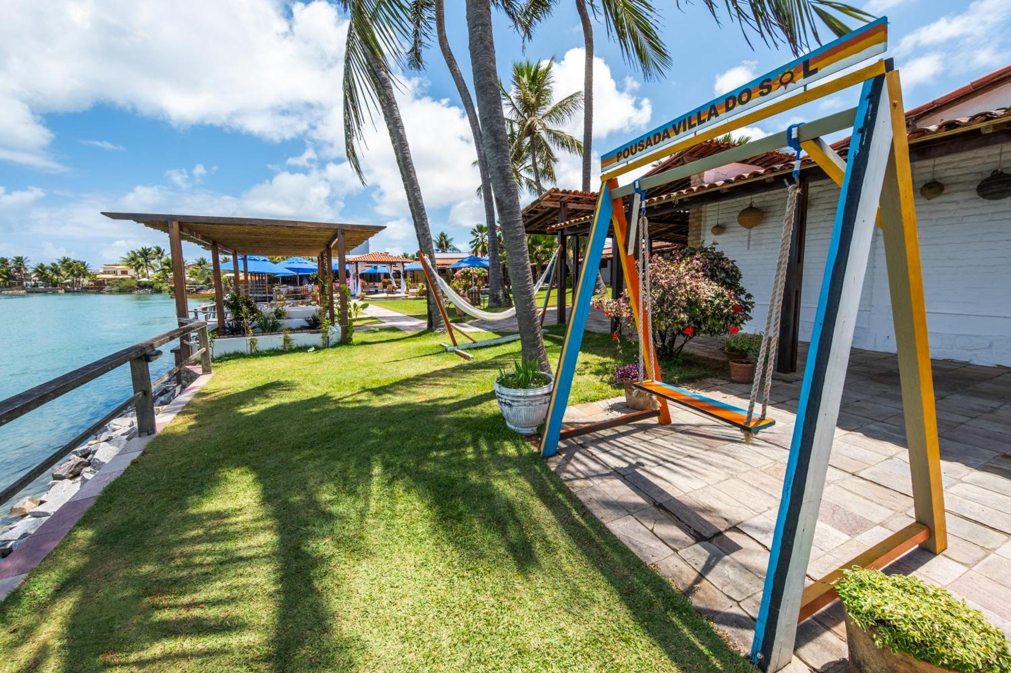 Pousada Villa Do Sol Женипабу Екстериор снимка
